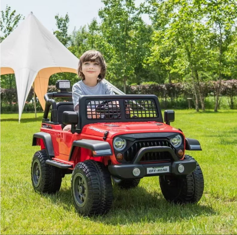 Children's Electric Car Can Sit on Male and Female Babies Four-Wheel Remote Control Car Music Charging Self-Driving Four-Wheel Drive Kidsren's Toy Car