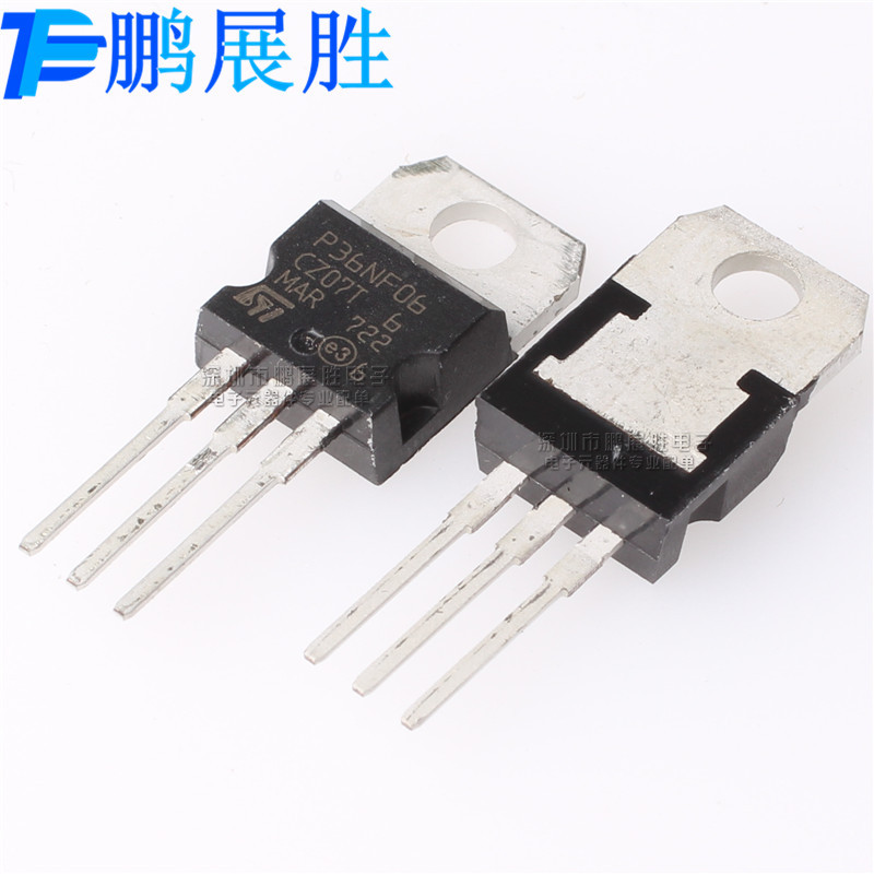 STP36NF06 P36NF06 全新原装 N沟道 耐压60V 电流30A MOS场效应管