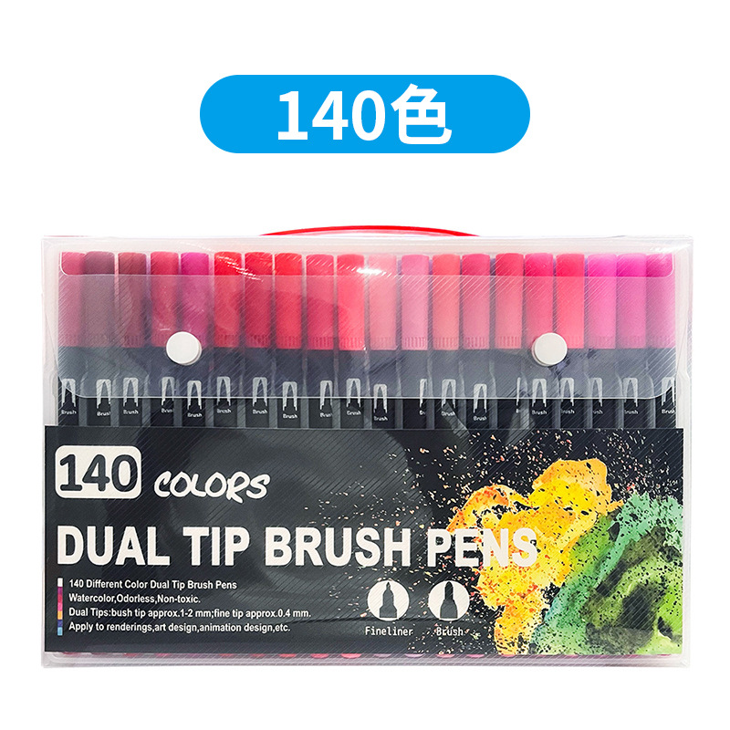 168 color acuarela pluma traje 120 color estudiante suave cabeza color niños colorear 48 color doble cabeza pintura pluma lavable