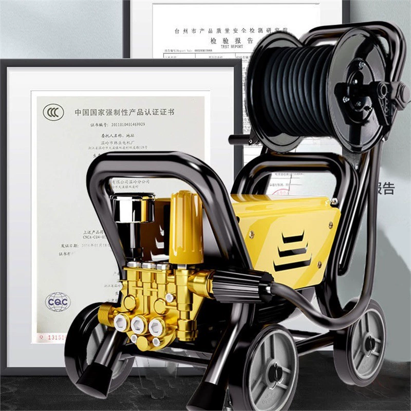 Черная кошка высокого давления автомойка машина бытовая 220V мощная автомойка артефакт портативный щетка машина насос высокого давления мойка машина