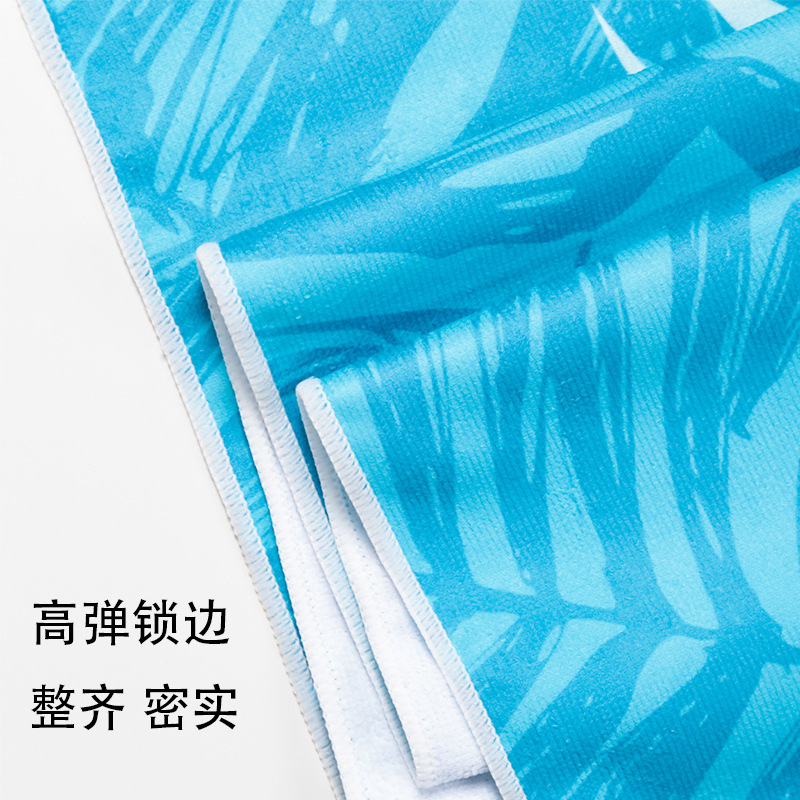 Toalla de playa con estampado de cocotero, especialmente para 240g de microfibra de comercio exterior, toalla de baño de playa de natación