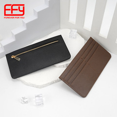 新款薄款ins卡包女士pu材質小巧卡夾簡約復古多卡位證件收納卡包