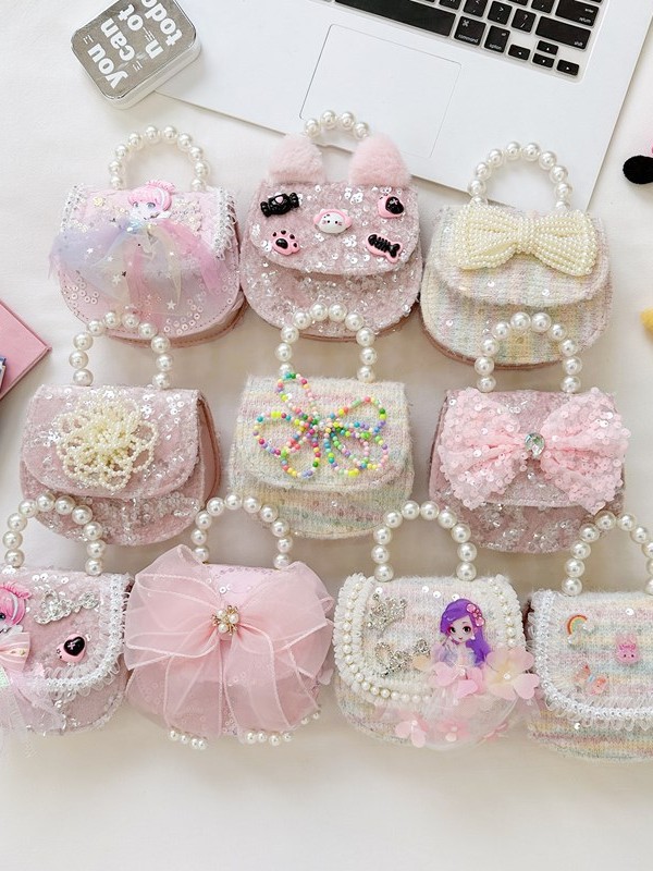 Bonito bolso de niños en línea nueva moda extranjera bebé niña princesa cambio de hombro mochila de moda