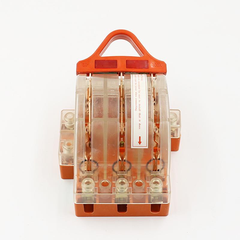 透明双投闸刀 带夜间指示灯闸刀王 供应双向隔离闸刀3P100A