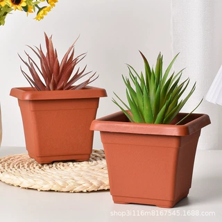 绿植方形塑料花盆办公植物花盆栽盆加厚塑料盆加厚塑料花盆厂家直