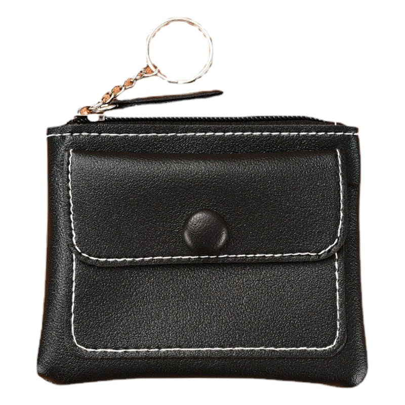 ミニ小銭入れキーホルダー男レディースショート小銭入れカード入れコイン収納かばん多機能手持ちポーチ
