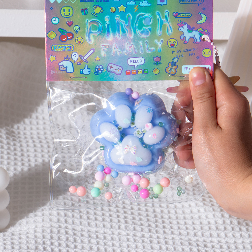 Douyin Explosive toy Network Red CAT Claw amasar le barro podrido se siente descomprimido Toys TPR amasar le wholesale Factory