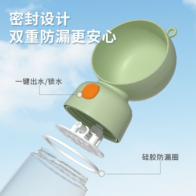 Transfronteriza nueva mascota viaje taza perro beber fuente portátil taza de agua hervidor alimentador de agua en stock al por mayor