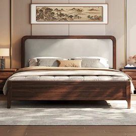 实木床;书架;床垫、席梦思