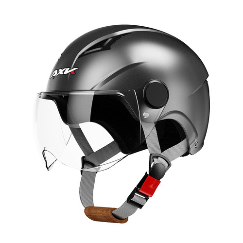 Selected 3C Certified Electric Bike Helmet for Men, Universal Four Seasons, Electric Battery Half Helmet for Women, Summer Motorbike Riding Safety Helmet