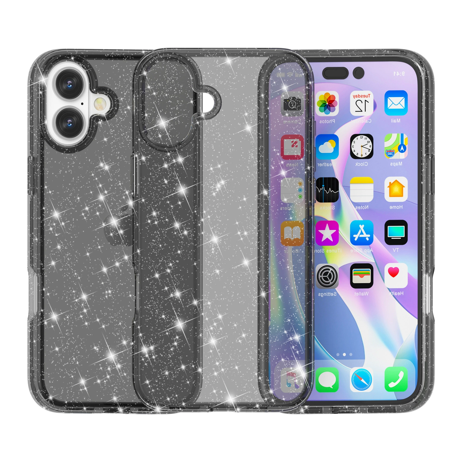 Чехол совместимый с Apple iPhone 16, 16plus, fall protection