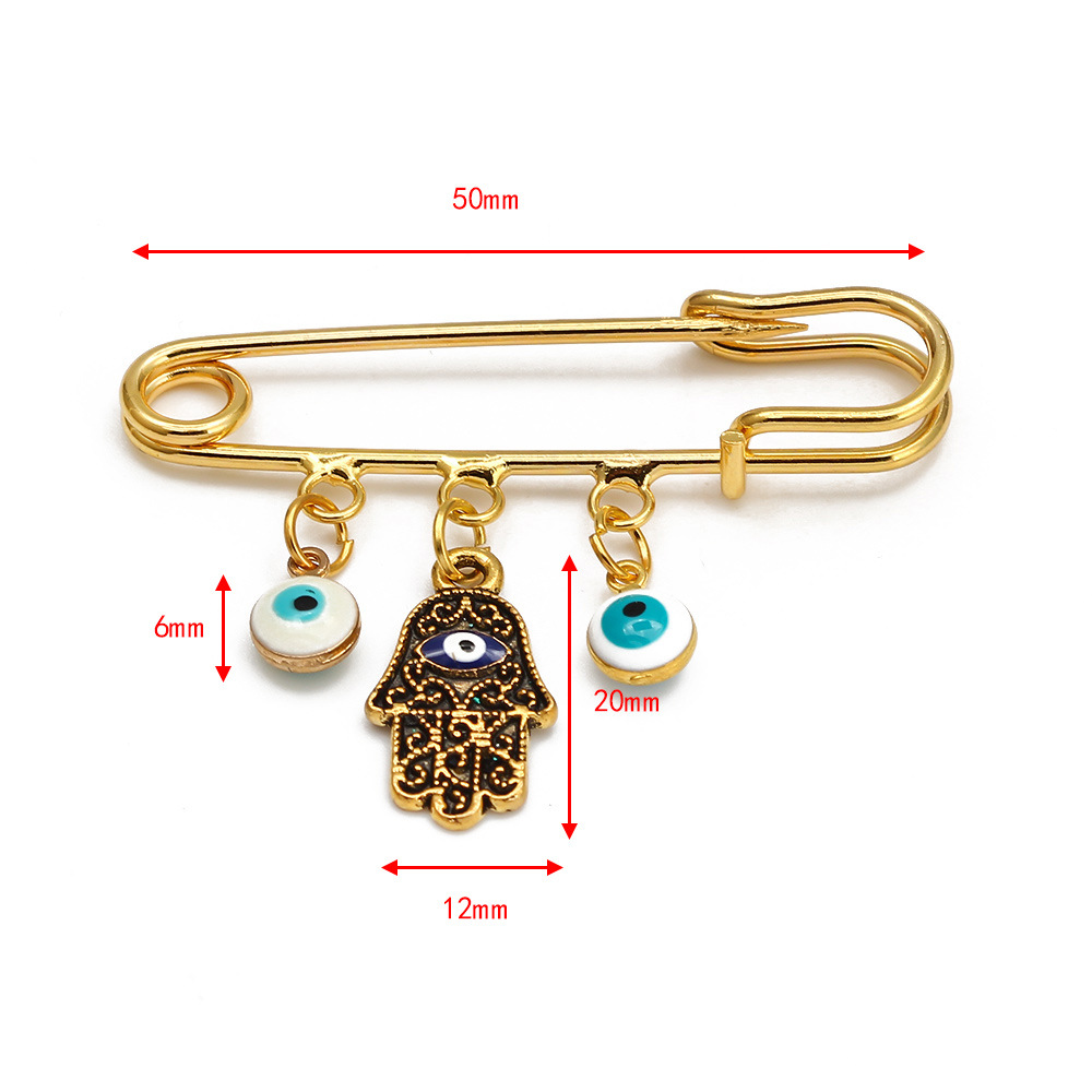 Simple Style Eye Alloy Plating Women's Brooches display picture 23