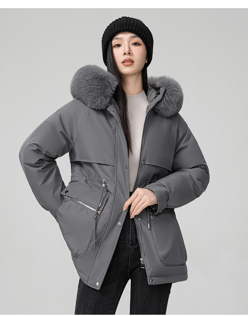 Foreign trade plus veet overcomes women's long 2024 new winter style jacket, slimming and thickening cotton coat, small_voghion.com