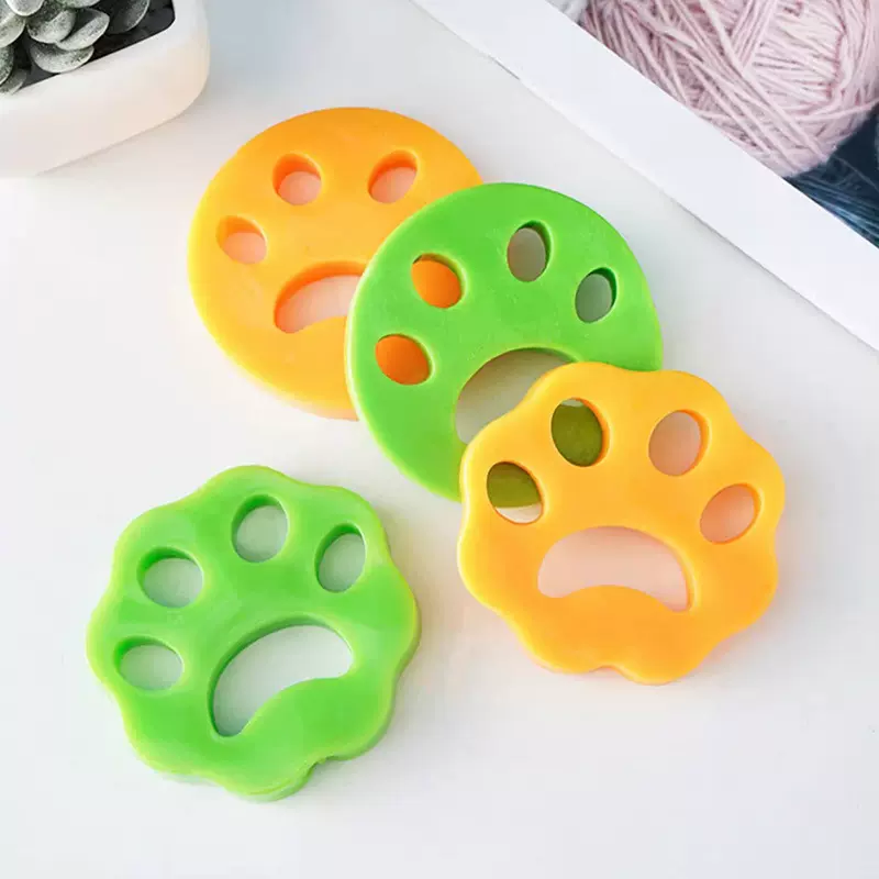 猫爪粘毛器衣服宠物除毛器可水洗沾毛除毛器硅胶洗衣机粘毛器批发