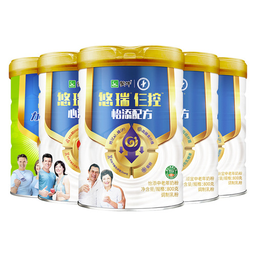 Mengniu Yourui Senior Milk Powder, High Calcium Senior Milk Powder for Non-Cardiovascular Individuals, Nutritional Beverage Milk Powder for Elders