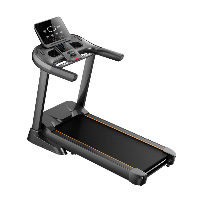 Caminadora eléctrica comercial grande con inclinación para gimnasios, equipo de fitness silencioso transfronterizo, caminadora de interior.