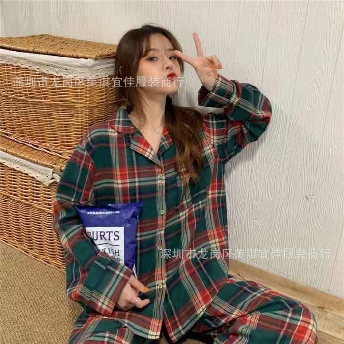工場卸売りpyjamas日系アニメ布丁犬パジャマ女春秋綿長袖長ズボンカバー対外貿易|undefined