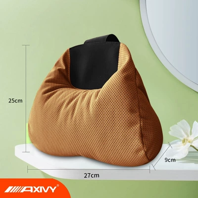Song Plus Qin Han DM: Waist support - 1-axivy-suede-gen-2-with-ventilation-holes-in-cognac-brown