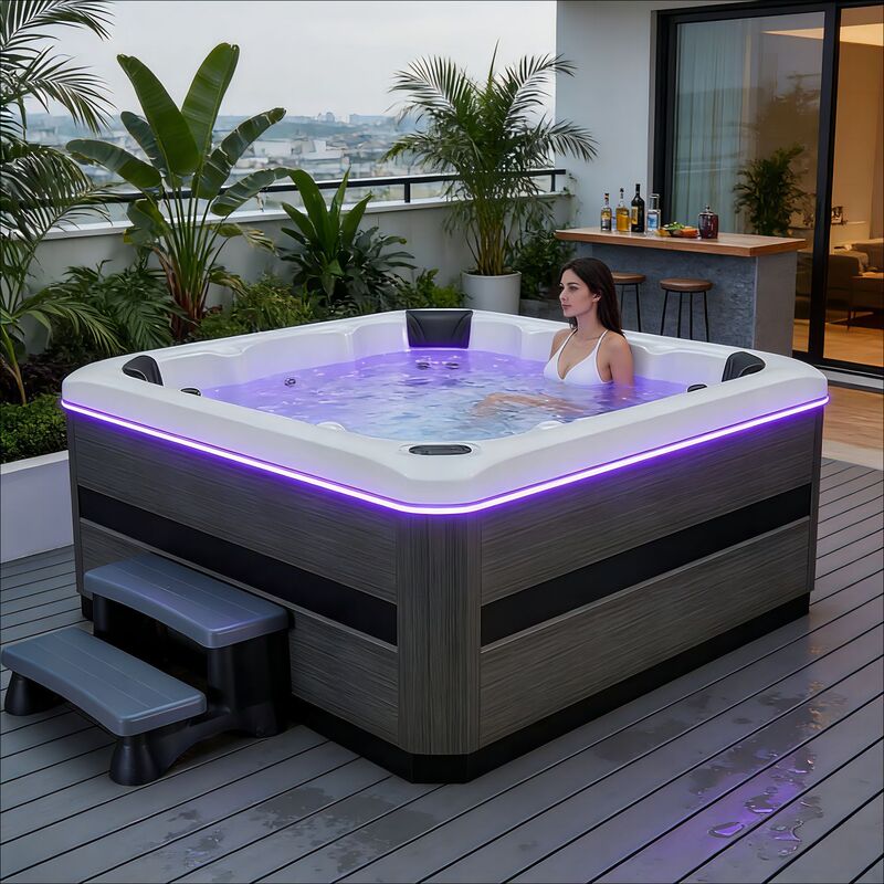 Ocean Shell Outdoor Villa Surfing Massage Pool Luxury Bath Intelligent Constant Temperature Garden Hotel Spa Bathtub