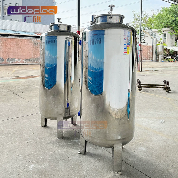Стерильный резервуар для чистой воды 304, резервуар для хранения воды из нержавеющей стали, резервуар для хранения воды, 0,5 тонны, горизонтальный резервуар для хранения масла из нержавеющей стали