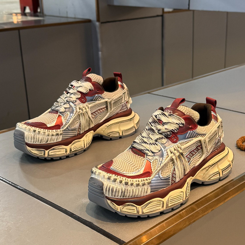 New Arrival All-match Men's Shoes Light Luxury High-end Fashionable Trendy Shoes Spring National Trendy Internet Celebrity Popular Vintage Men's Torre Shoes