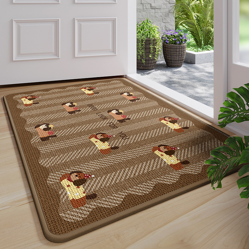 Alfombrilla de puerta transfronteriza Alfombrilla de pie resistente a la suciedad en la puerta Alfombrilla de pie personalizable fuera de la puerta Alfombrilla de puerta de entrada Alfombrilla de entrada Alfombrilla de pie