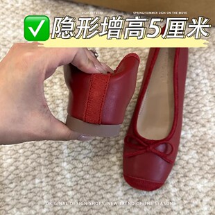 ������tɫ������5cm��ЬŮ2026�¿�﷨ʽ��ȹ�Ӝ\�ڰ�����Ь