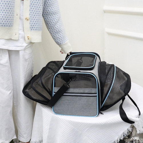 Moorpet/SmartCat Outdoor Portable Pet Carrier for Cats and Dogs, Handheld Crossbody Expansion Large Pet Bag
