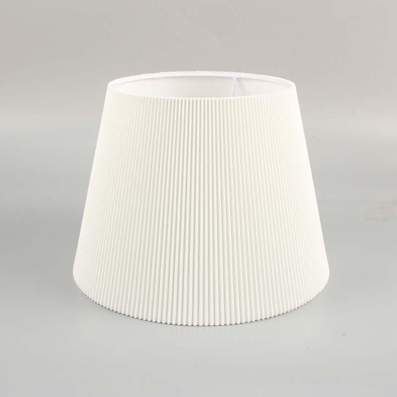 Plegable etiqueta engomada plana pantalla lámpara de mesa de tela Shell pantalla accesorios simple dormitorio pantalla de piso fábrica al por mayor