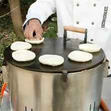 7bd商用摆摊白吉馍燃气烧饼炉烤老潼关肉夹馍炉子打锅盔烧饼火烧