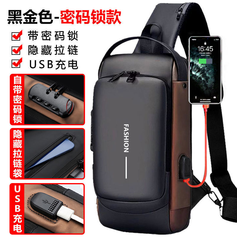 Bolso bandolera de moda de cercanías recién inaugurado, bolso de mensajero, bolso de hombre, habilidades de conducción, bolso de trabajo, bolso de mensajero, bolso de pecho para hombre