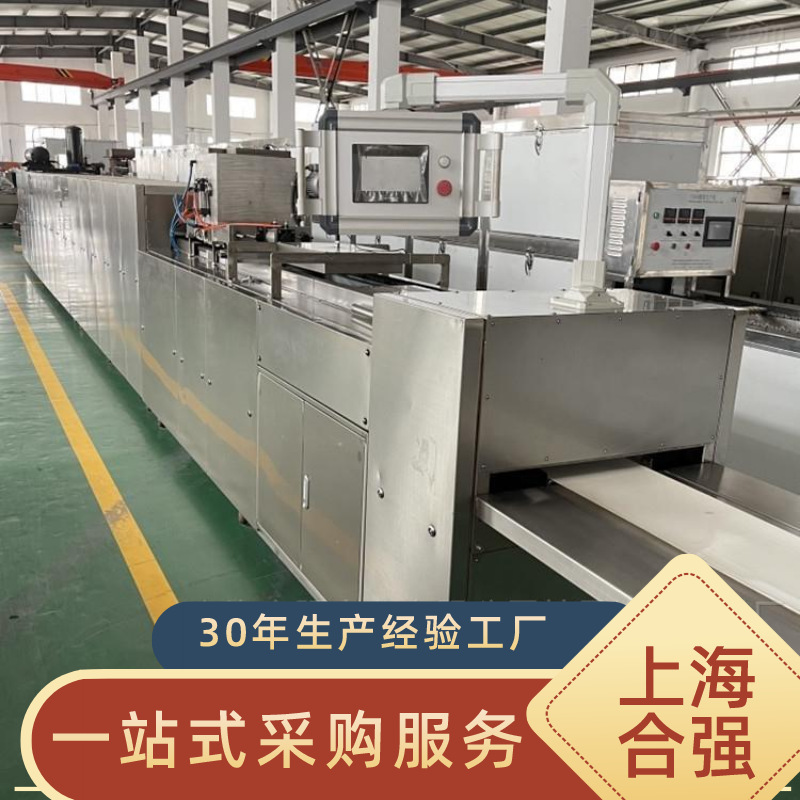 合强巧克力浇注设备 夹心巧克力成型生产线 双色巧克力机械流水线