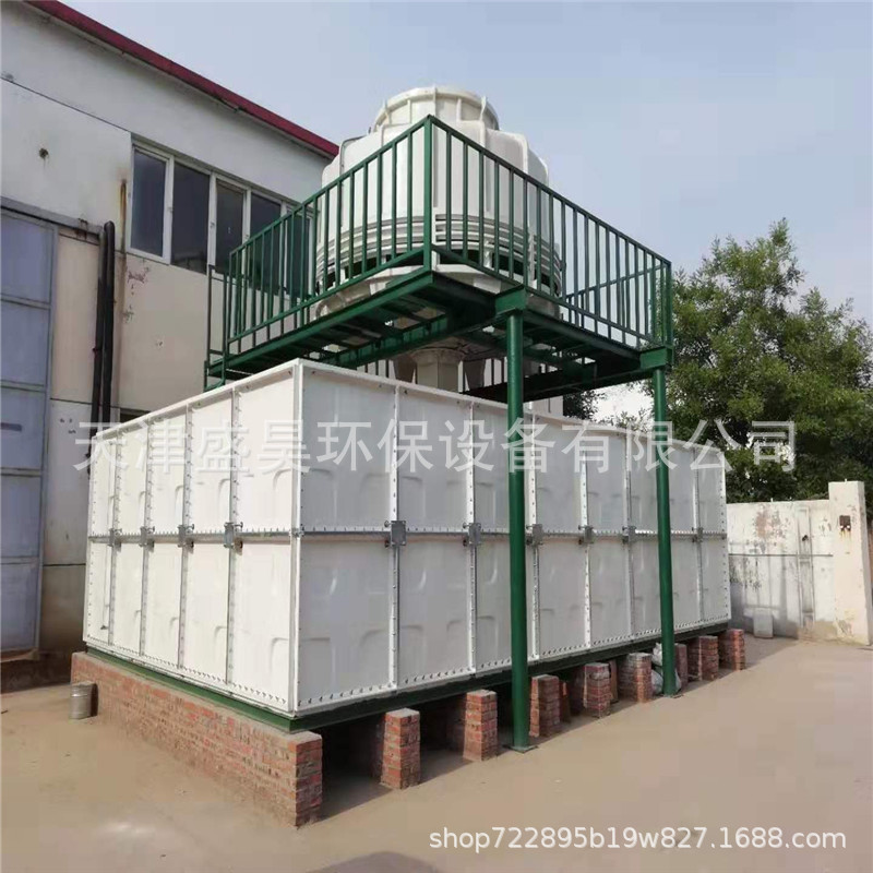 现货供应组合式水箱SMC水箱FRP拼接水箱天津玻璃钢消防水箱