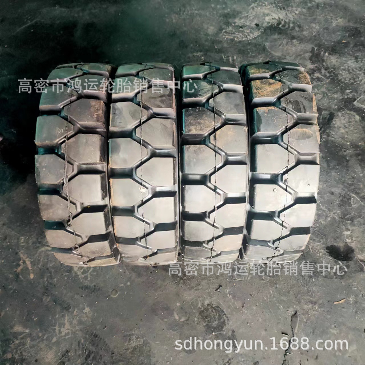 工程叉车轮胎4.00-8 5.00-8 实心胎 充气胎 400-8 500-8 拖车轮胎