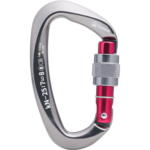 Kanle D-type buckle thread main lock rock climbing carabiner quick-hang outdoor supplies equipment thread lock rock climbing safety buckle