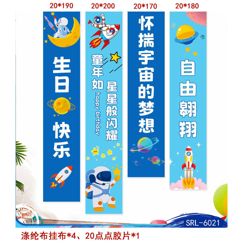 Cumpleaños escenario de decoración pancarta de niños aniversario feliz cumpleaños conjunto nuevo fondo de fiesta tela colgante