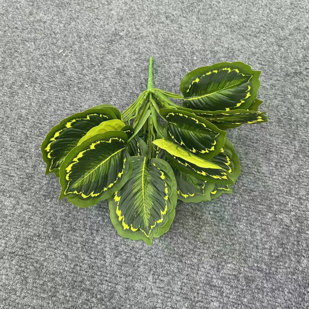 Planta Artificial de Bambú Pavo Real de Cinta Adhesiva, Hecho a Mano, para Decoración del Hogar y Oficina image 5