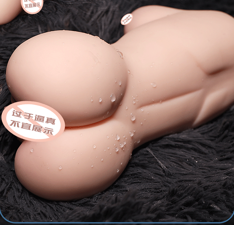 Jiuai Half-Body Male Masturbator Inverted Model TPE Manual Stroker — detail image 12
