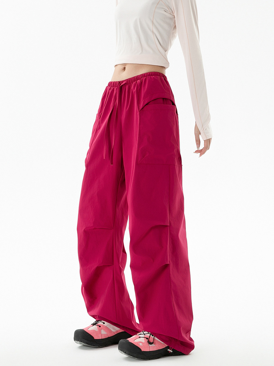 Pantalones de montaña al aire libre de mujeres de montaña trekking pantalones deportivos de secado rápido paracaidistas primavera y otoño pantalones largos de dopamina