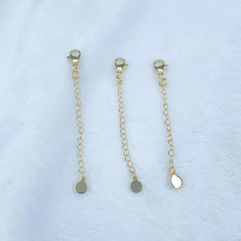 众兴14K包金保色尾链延长链自制手链项链diy手工收尾链条材料