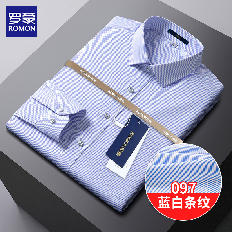 097蓝白条纹 （长袖） / 38 （165/84A）
