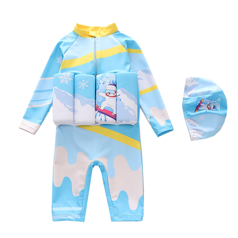 D2390-17MZ skiing polar bear