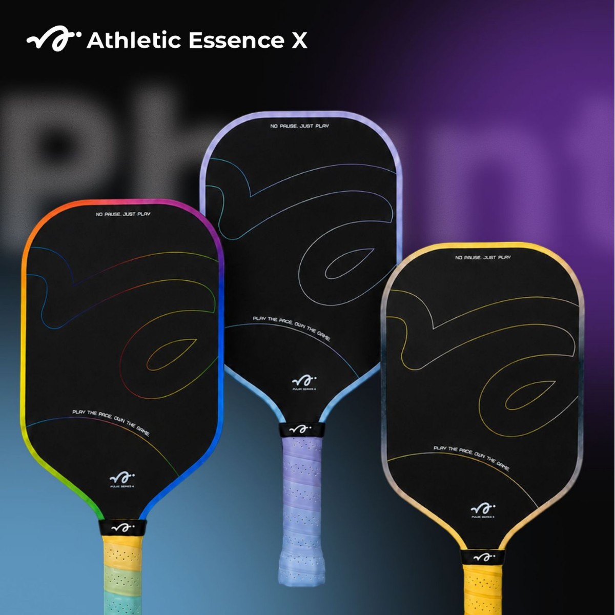 Pickleball racket, Phantom series, MPP+EVA+PP, sixth generation, heat-pressed T700 carbon fiber
