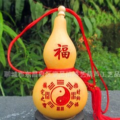 メーカー卸売天然ひょうたん開口ひょうたん家庭用品木栓彫刻ワインひょうたんペンダント
