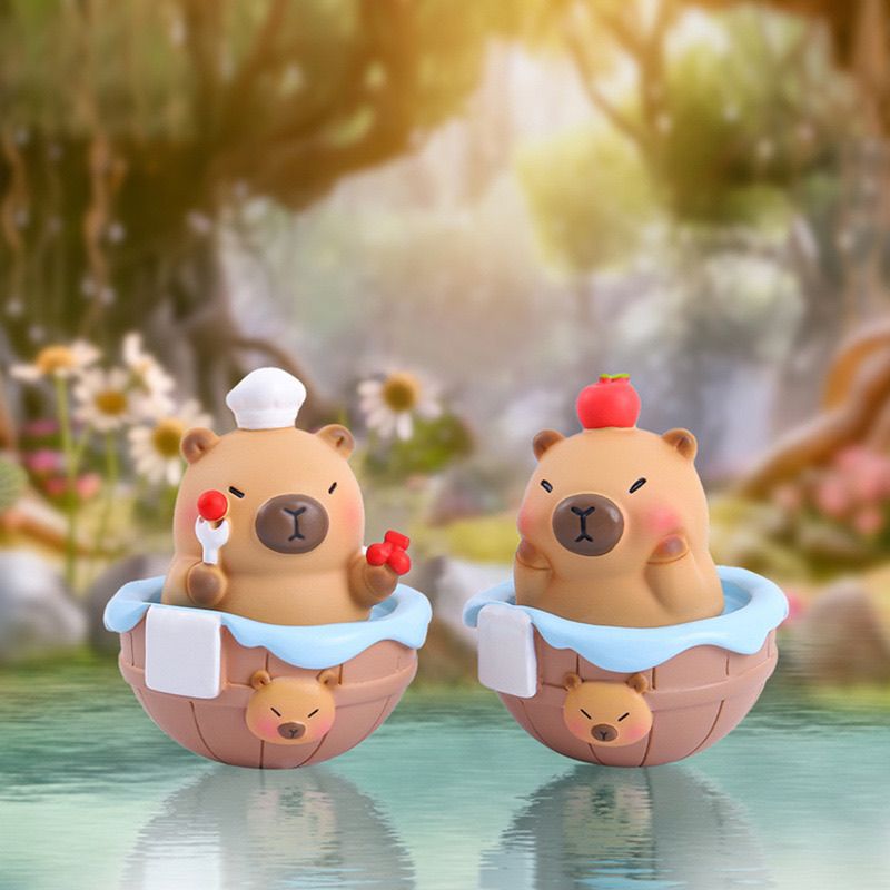 카피바라 오뚝이 피규어 책상 장식 랜덤박스 선물
