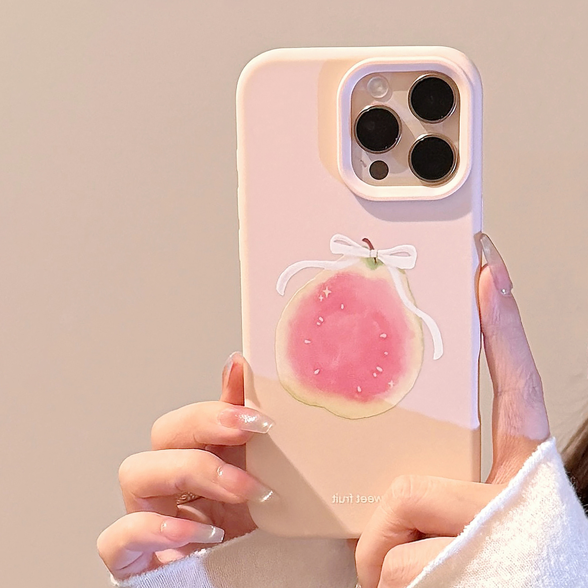 Summer Sweetheart Guava Fruit Apto iphone16ProMax Apple 15 Funda para teléfono móvil 14 Girl 13 Soft 15PM