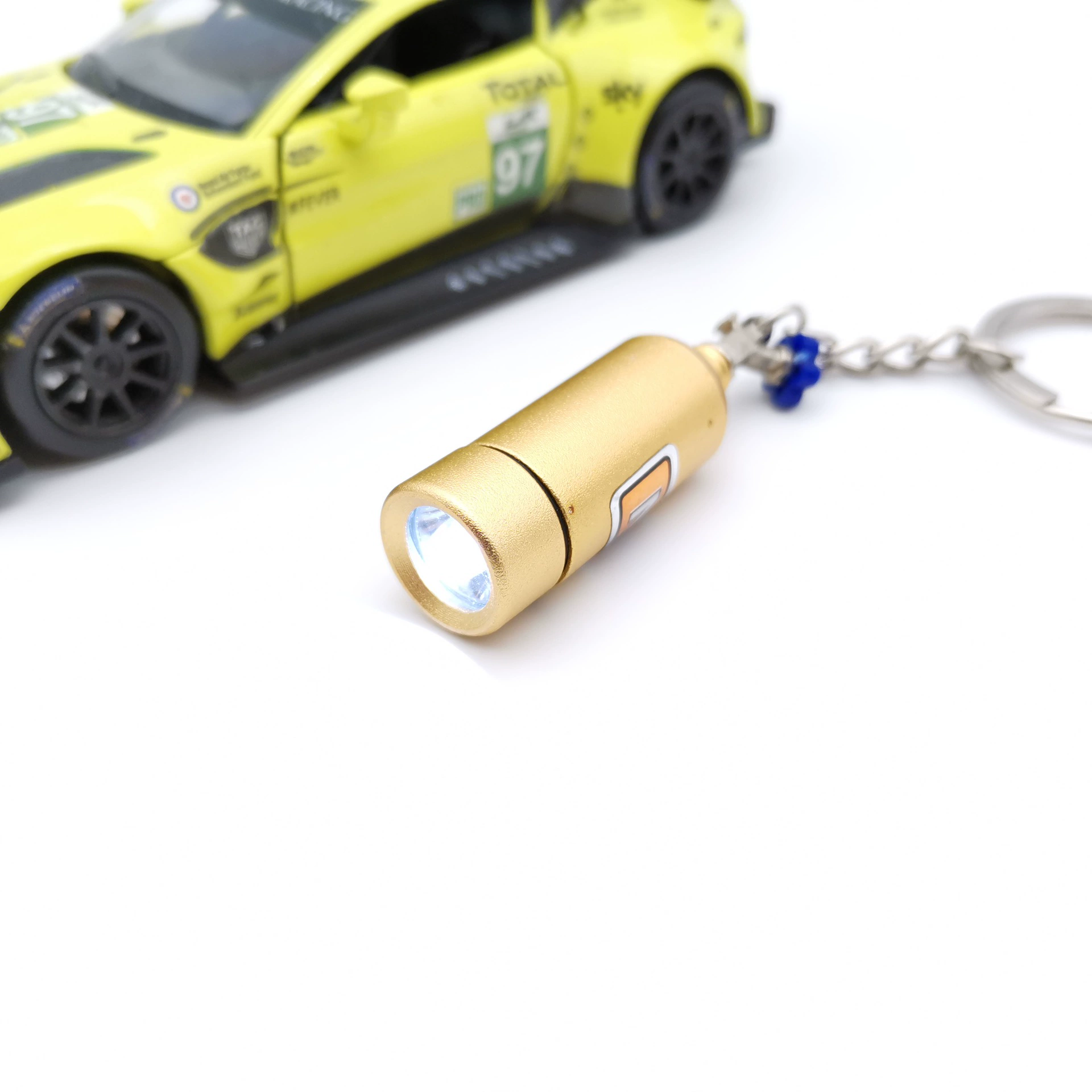 Модифицированный брелок-украшение для автомобиля с LED-подсветкой NOS, нитрозный эффект, наружная подвеска с LED