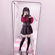秋季日系心动邂逅少女感露肩纯欲衬衫上衣小个子量产显瘦半裙套装