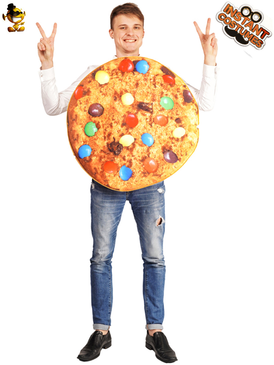 Adulto cookie rendimiento traje Halloween Masquerade Cosplay etapa juego fiesta traje