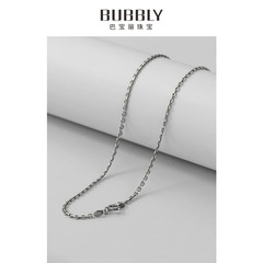 S925 Silver Plated Tarnished Cross Pendant Necklace Fashion Personalized Necklace for Women, Couple Style Long Pendant Jewelry
